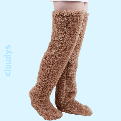 Cloudy Fuzzy Socks (TWO-PACK)