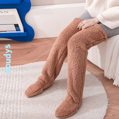 Cloudy Fuzzy Socks (TWO-PACK)